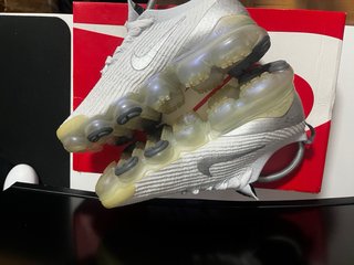 Nike VaporMax Mujer Gris/Blanco