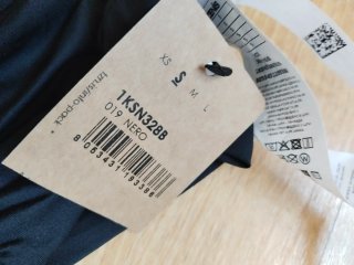 Bikini Tezenis fruncido negro Talla S