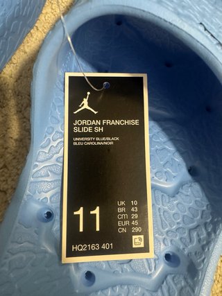 Chanclas Jordan Azul Talla 45 NUEVAS