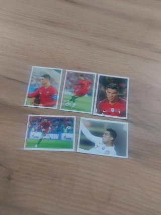 5 Cromos Cristiano Ronaldo