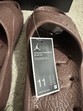 Chanclas Jordan Marrones Talla 45