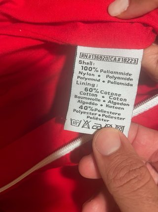 Anorak Sporting Gijón 2012/13 Kappa Rojo