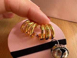 Pendientes Tous Triple Aro oro