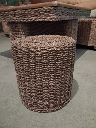 Sillones de terraza ratán y madera