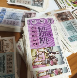 LOTE MÁS DE 1200 DECIMOS ANTIGUOS LOTERÍA NACIONAL