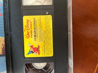 VHS Lo mejor de Mickey + Lo mejor de Donald