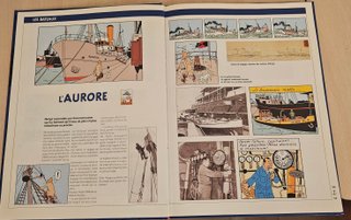 Lote 2 libros Tintin Historia y Barcos Haddock