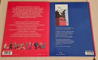 Lote 2 libros Tintin Historia y Barcos Haddock