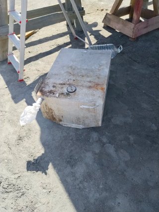 Depósito Combustible Aluminio 120L