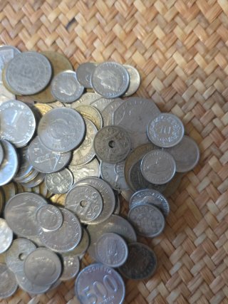 Lote monedas antiguas mundo