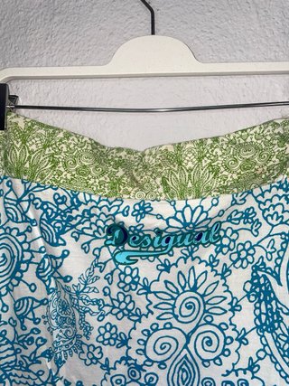 Falda Desigual Estampada Boho Hippie Multicolor