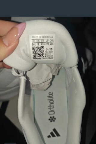 Adidas Zapatillas Blancas Talla 43 1/3 Nuevas