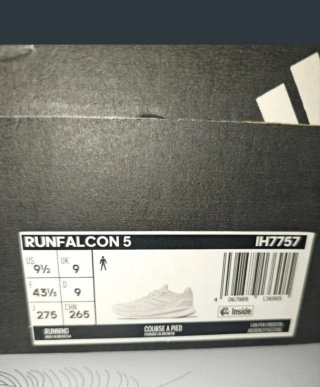 Adidas Zapatillas Blancas Talla 43 1/3 Nuevas