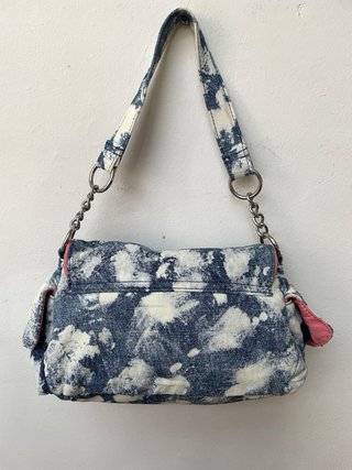 BOLSO DENIM VINTAGE COQUETTE HOMBRO AZUL Y2K RETRO
