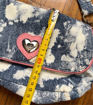 BOLSO DENIM VINTAGE COQUETTE HOMBRO AZUL Y2K RETRO