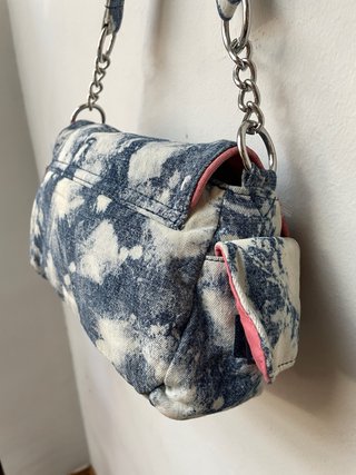 BOLSO DENIM VINTAGE COQUETTE HOMBRO AZUL Y2K RETRO