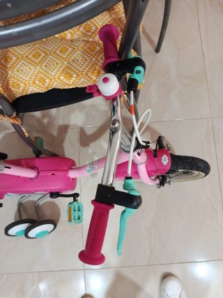 Bicicleta infantil rosa con unicornio no se envía