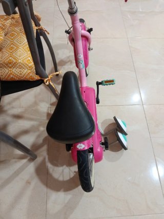 Bicicleta infantil rosa con unicornio no se envía