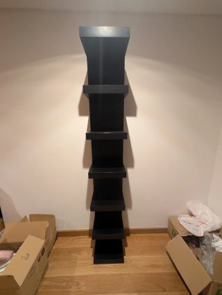 Estante IKEA LACK Preto 190cm