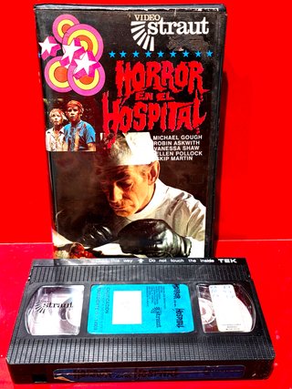 VHS Horror en el Hospital (1973) Michael Gough
