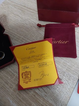 Anillo Cartier Love Oro y Diamantes T52