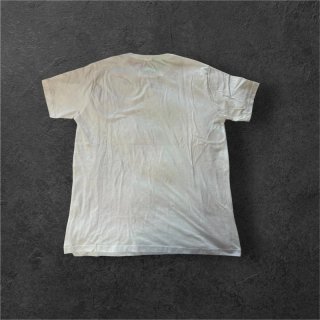 T-shirt bianca scritta gotica taglia M