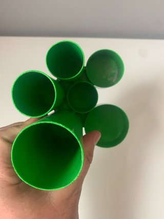 Organizzatore da scrivania verde vintage