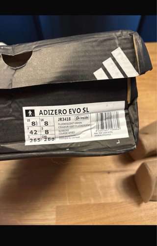 Adidas Adizero Evo SL Plata/Blanco