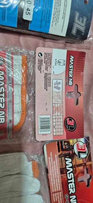 Lote 6 Guantes de Trabajo Master NB