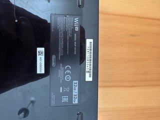 Nintendo Wii U Console Nera