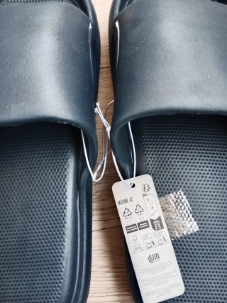 Chanclas Negras Talla 42 Nuevas