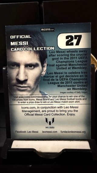 Cromo Messi 2013 - Colección Oficial Icons
