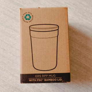 Tazza Bjorg con coperchio in legno