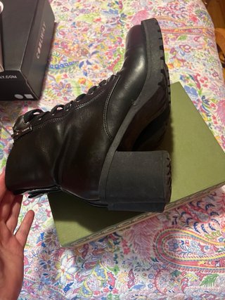 Botines Mustang Piel Negro Talla 38