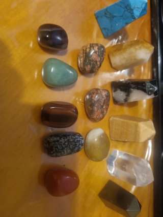 Lote piedras naturales variadas