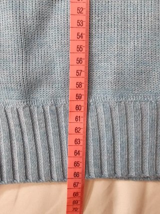 Sudadera de Punto Azul Celeste Talla M (XL China)