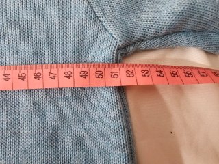 Sudadera de Punto Azul Celeste Talla M (XL China)