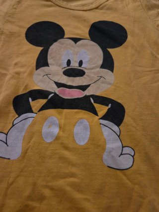 Pijama infantil Mickey Mouse y huellas