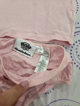 Conjunto Pijama Infantil Rosa Paw Patrol