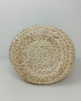 Bolso Paja Natural y Cuero Ecológico