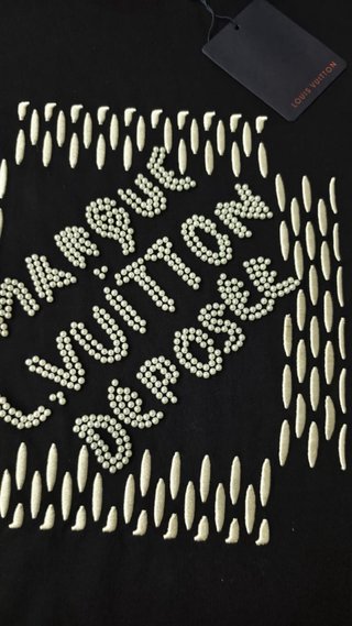 Camiseta Louis Vuitton Negra Talla L