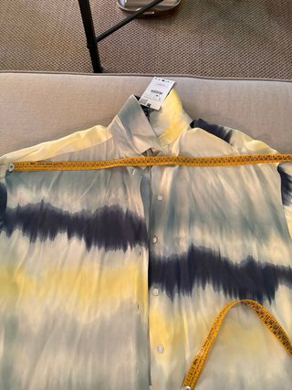 Camisa Zara Tye-Dye Multicolor