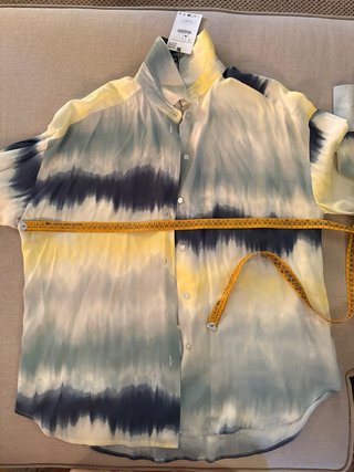 Camisa Zara Tye-Dye Multicolor