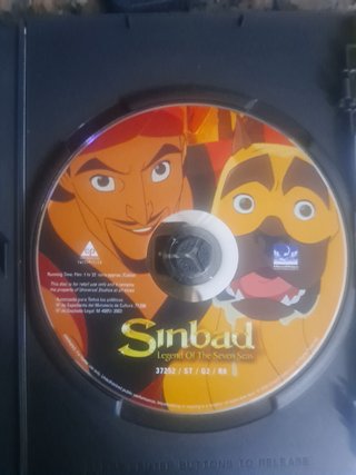 DVD Simbad: La Leyenda de los Siete Mares