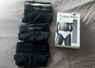 3 Calzoncillos Calvin Klein Negro Talla M