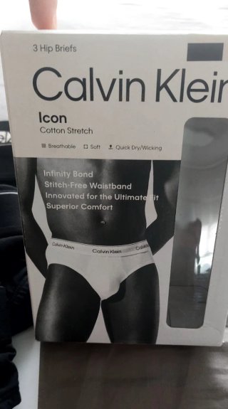 3 Calzoncillos Calvin Klein Negro Talla M