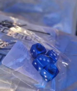 Tapones Válvulas Dados Azul (4 uds)