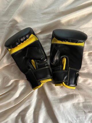 Guantes Boxeo Brooklyn Fitboxing Negros y Dorados