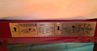 CAMA LITERA PLEGABLE METÁLICA PARDO