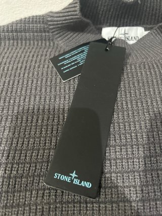 Jersey Stone Island Gris Verdoso Talla L Grande